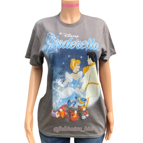 Disney gray Cinderella t-shirt new with tags - Picture 3 of 7